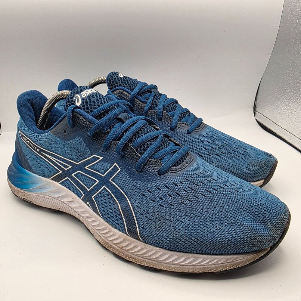 Asics Gel Excite 8 Mens Size 10.5 Blue Athletic Shoes Running Walking Outdoors